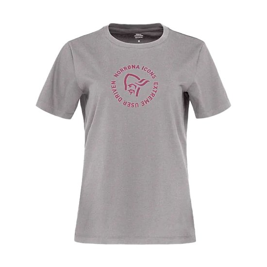 NORRONA - T-SHIRT MANCHES COURTES COTON FEMME