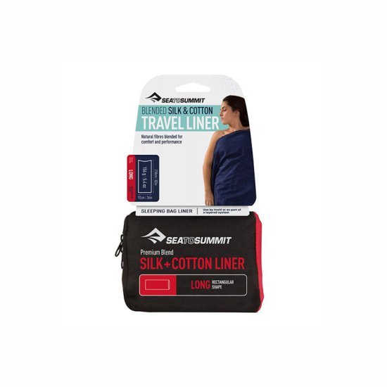 SEA TO SUMMIT - DRAP DE SAC SOIE COTON RECTANGLE