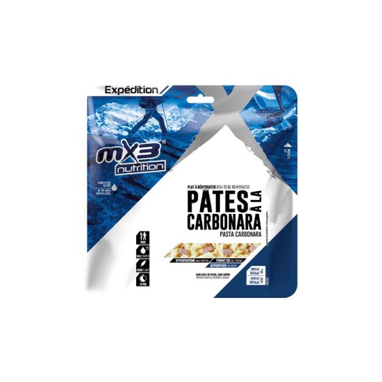 MX3 - REPAS LYOPHILISÉ - PÂTES À LA CARBONARA