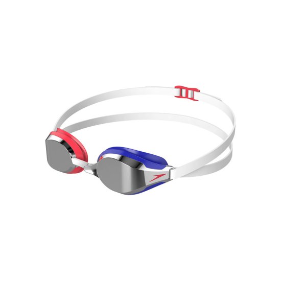 SPEEDO - LUNETTES DE NATATION FASTSKIN SPEEDSOCKET 2 MIROIR BLEU / ROUGE