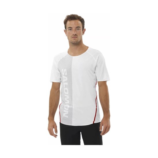 SALOMON - T-SHIRT S/LAB SPEED HOMME BLANC
