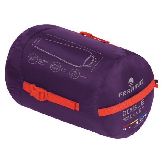 FERRINO - SAC DE COUCHAGE DIABLE 900 DUVET RDS DOWN