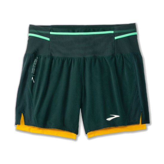 BROOKS - SHORT HIGH POINT 5" 2 EN 1 SHORT 2.0 HOMME