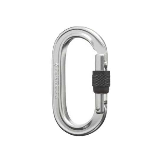 BLACK DIAMOND - MOUSQUETON OVAL KEYLOCK SCREWGATE