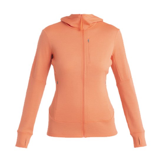 ICEBREAKER - VESTE CAPUCHE MERINO 260 QUANTUM IV FEMME