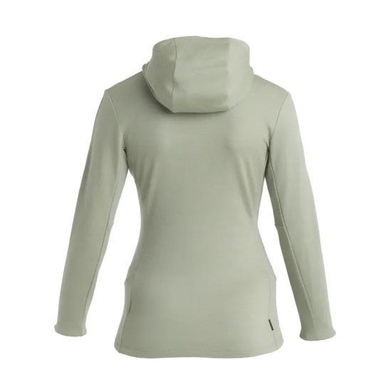 ICEBREAKER - VESTE CAPUCHE MERINO 260 QUANTUM IV FEMME
