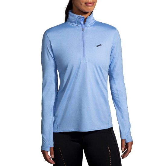 BROOKS - Pull Dash 1/2 zip 2.0 manches longues femme
