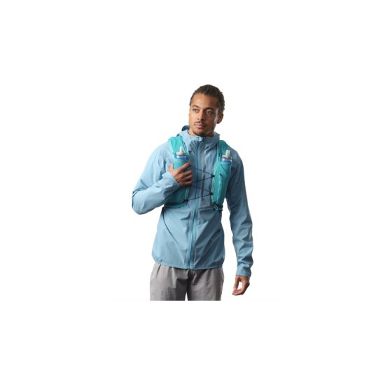 SALOMON - SAC D'HYDRATATION ADV SKIN 5 AVEC FLASQUES TURQUOISE