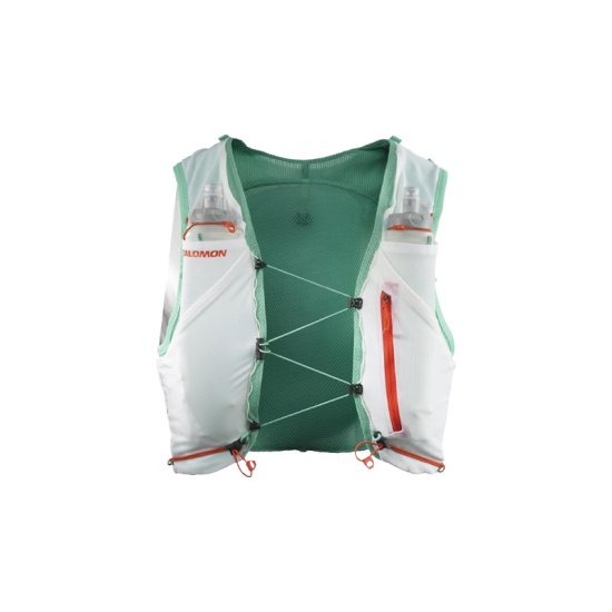 SALOMON - SAC D'HYDRATATION ADV SKIN 5 AVEC FLASQUES VERT