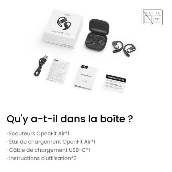 SHOKZ - ÉCOUTEURS OPENFIT AIR