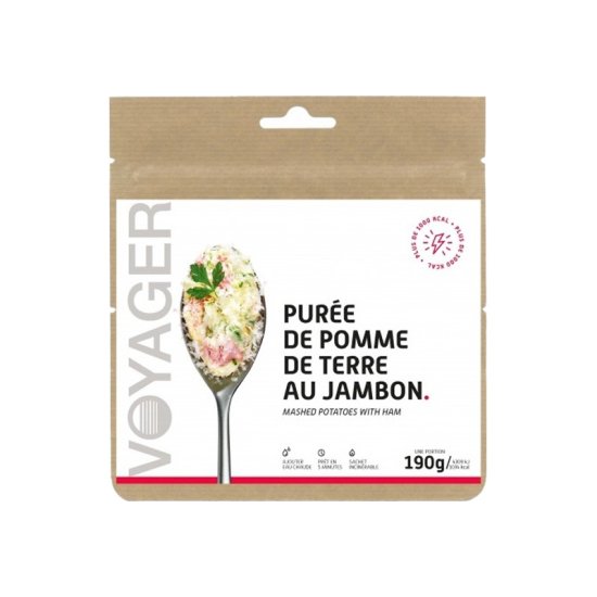 VOYAGER - REPAS LYOPHILISÉ - PURÉE DE POMMES DE TERRE AU JAMBON
