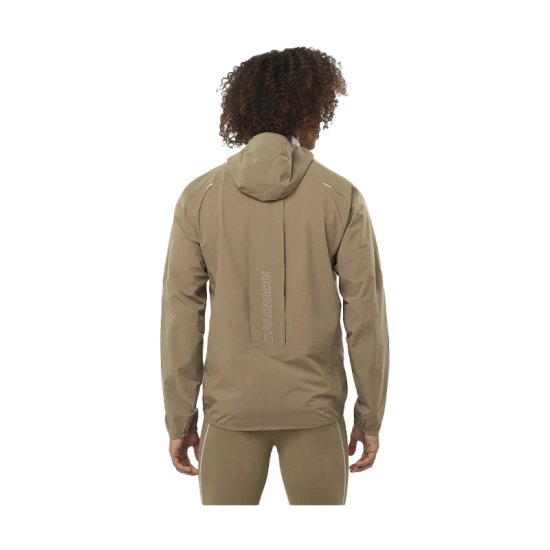 SALOMON - VESTE BONATTI TRAIL HOMME MARRON
