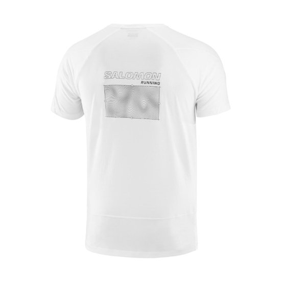 SALOMON - T-SHIRT MANCHES COURTES CROSS RUN GRAPHIC HOMME