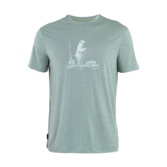ICEBREAKER - T-SHIRT MERINO 150 TECH LITE II POLAR PADDLE HOMME