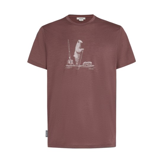 ICEBREAKER - T-SHIRT MERINO 150 TECH LITE II POLAR PADDLE HOMME