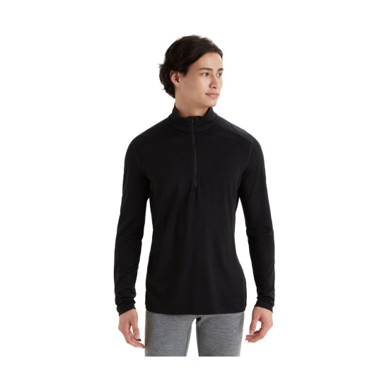 ICEBREAKER - SOUS-COUCHE MERINO 200 OASIS DEMI-ZIP HOMME