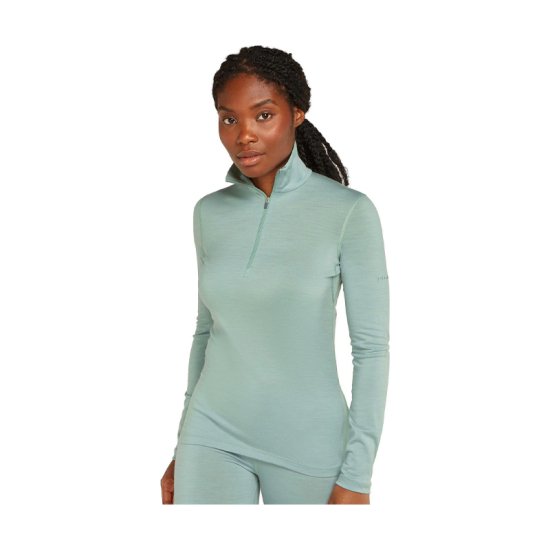 ICEBREAKER - SOUS-COUCHE MERINO 200 OASIS DEMI-ZIP FEMME