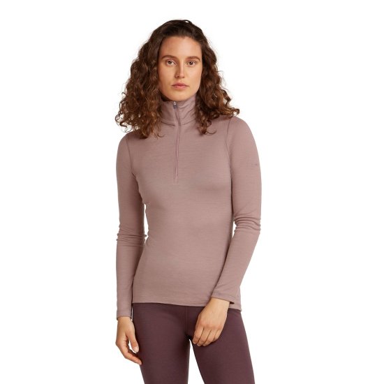 ICEBREAKER - SOUS-COUCHE MERINO 200 OASIS DEMI-ZIP FEMME