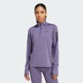 Polaire demi-zip Pwn the Run femme - ADIDAS