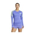 T-SHIRT MANCHES LONGUES ÉLITE ATHLÈTE FEMME - ADIDAS