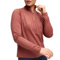 HAUT MANCHES LONGUES DEMI-ZIP GLIDETECH femme - HOKA