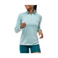 HAUT MANCHES LONGUES DEMI-ZIP GLIDETECH femme - HOKA