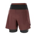 SHORT S/LAB ULTRA 2 EN 1 FEMME decadent chocolate - SALOMON