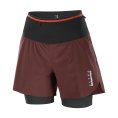 SHORT S/LAB ULTRA 2 EN 1 FEMME decadent chocolate