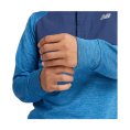T-SHIRT ATHLETICS HEAT GRID 1/2 ZIP HOMME - NEW BALANCE