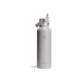 GOURDE HYDRO FLASK 24 OZ STANDARD MOUTH AVEC PAILLE BIRCH