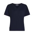 T-shirt col en V 150 Tech Lite Relax V Neck femme - ICEBREAKER