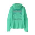 Felpa con cappuccio Capilene Cool Sun Hoody Peak Visions donna