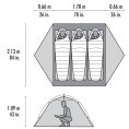 Tente Elixir 3 places - MSR