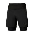 Short 2-en-1 trail multipoche homme - MIZUNO