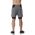 Short 2-en-1 trail multipoche homme - MIZUNO