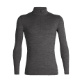 T-SHIRT MANCHES LONGUES 200 OASIS DEMI ZIP HOMME - ICEBREAKER