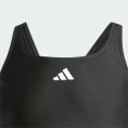Costume da bagno 3 bande schiena a C Bambino - ADIDAS