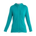 VESTE POLAIRE MERINO QUANTUM III CAPUCHE FEMME - ICEBREAKER