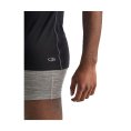 T-SHIRT MANCHES COURTES ANATOMICA COL V HOMME - ICEBREAKER