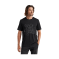 T-SHIRT MERINO TECH LITE II MOVE TO NATURAL HOMME - ICEBREAKER