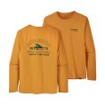 T-SHIRT MANCHES LONGUES CAP COOL DAILY GRAPHIC MONTAGNE HOMME - PATAGONIA