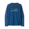 T-SHIRT MANCHES LONGUES CAP COOL DAILY GRAPHIC MONTAGNE HOMME - PATAGONIA