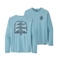 T-SHIRT MANCHES LONGUES CAP COOL DAILY GRAPHIC MONTAGNE HOMME - PATAGONIA