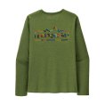 T-SHIRT MANCHES LONGUES CAP COOL DAILY GRAPHIC MONTAGNE HOMME - PATAGONIA
