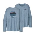 T-SHIRT MANCHES LONGUES CAP COOL DAILY GRAPHIC FEMME - PATAGONIA