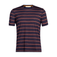 T-SHIRT MERINO WAVE STRIPE HOMME