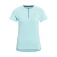 T-SHIRT COL ROND MANCHES COURTES 1/2 ZIP FEMME - ODLO