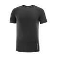 T-SHIRT MANCHES COURTES CROSS RUN HOMME NOIR