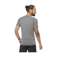 T-SHIRT MANCHES COURTES CROSS RUN HOMME GRIS - SALOMON