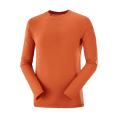 T-SHIRT CROSS RUN ML HOMME ORANGE